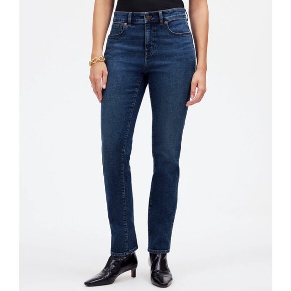 NWT Madewell Stovepipe Jeans Womens 28 Deming Wash NR516 - Picture 1 of 14
